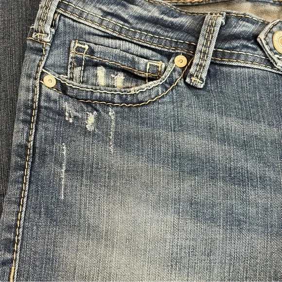 Silver Jeans Co Tuesday Slim Boot Jeans W32 L33 Mid Rise Denim - Picture 8 of 8